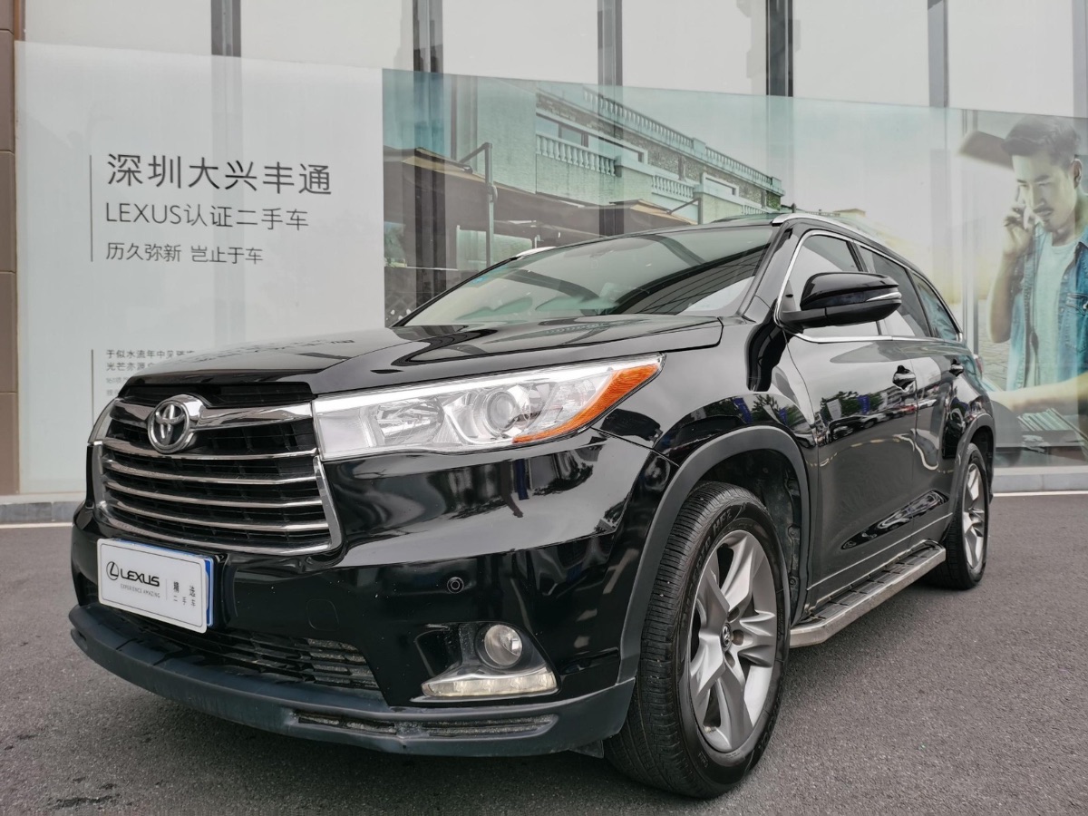 2017 Toyota Highlander 2.0T manual and automatic integrated four-wheel drive luxury version 7 seats 93,000 kilometers