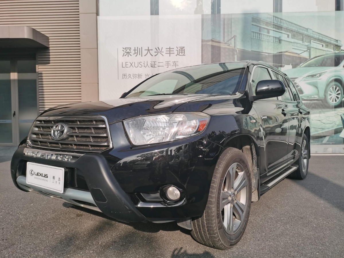 2011 Toyota Highlander 2.7 manual and self-integrated two-wheel drive 7-seat luxury version 247,000 kilometers
