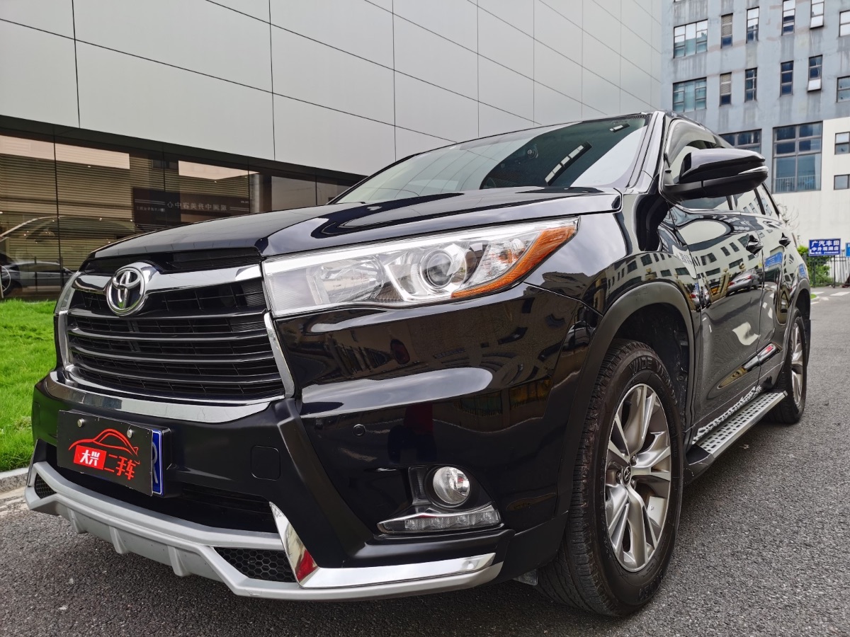 2017 Toyota Highlander 2.0T manual self-integrated four-wheel drive elite version 7 seats 98,000 kilometers