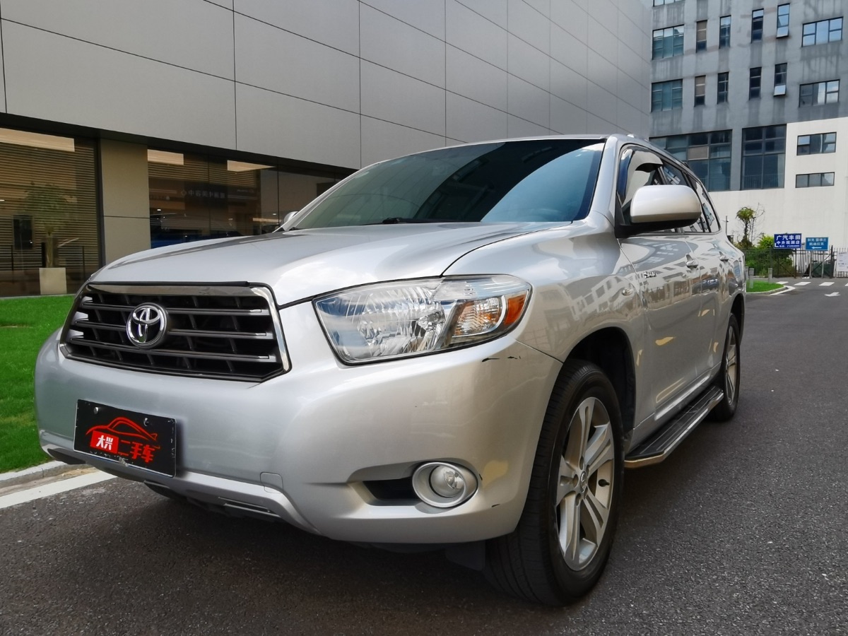 2009 Toyota Highlander 2.7 manual and self-integrated two-wheel drive 7-seat luxury version 198,000 kilometers