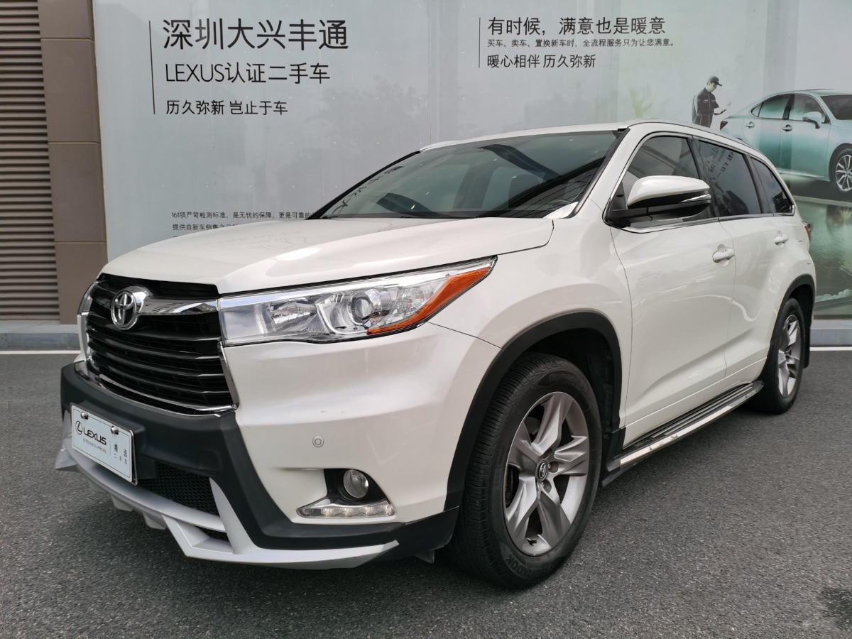 2017 Toyota Highlander 2.0T manual and automatic integrated four-wheel drive luxury version 7 seats 44,000 kilometers